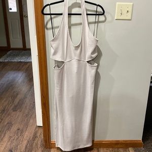 Halter Ribbed Dress